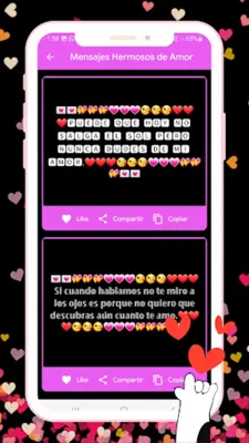 love messages to fall in love android App screenshot 2